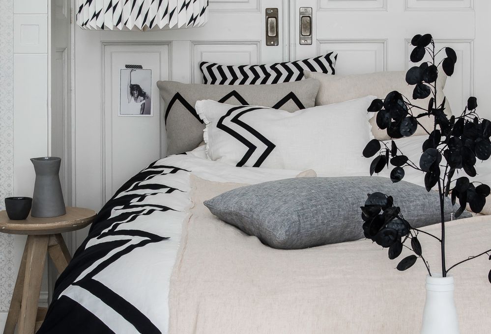 Decora il tuo copripiumino in bianco&nero