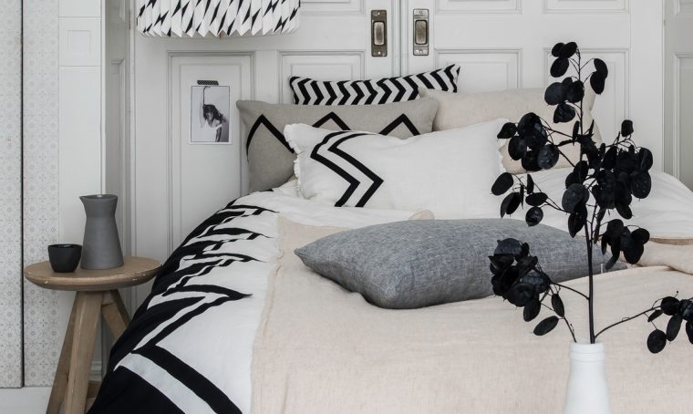 Decora il tuo copripiumino in bianco&nero