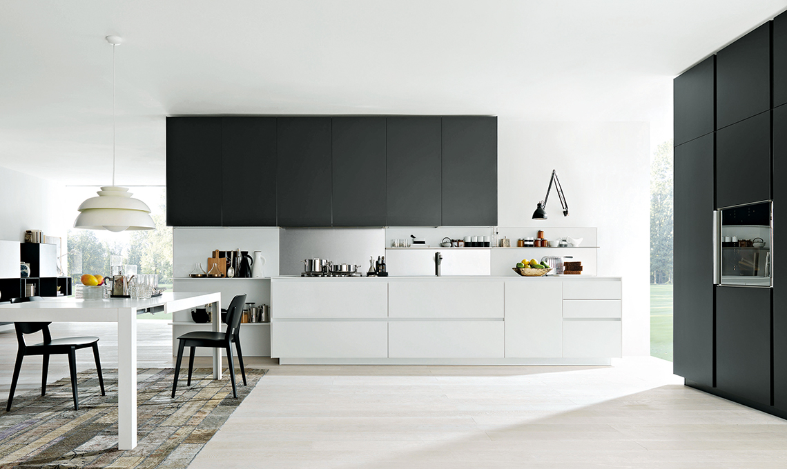 cucina in vetro Euromobil