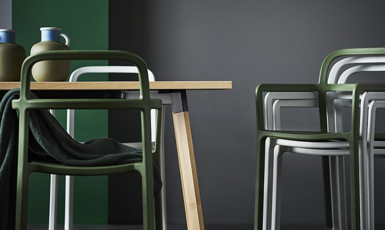 Le sedie Ypperlig di Ikea, il design e la funzionalità che non rubano spazio