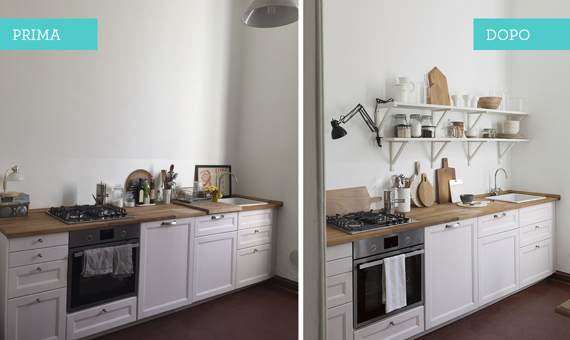 mensole in cucina