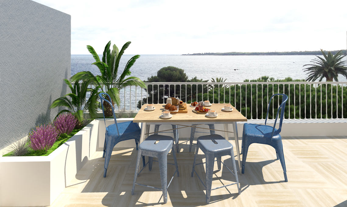 relooking di una casa di vacanza