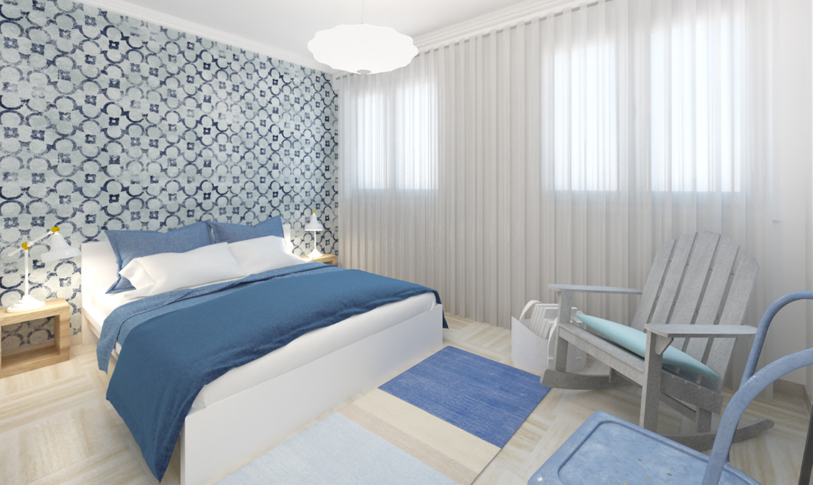 relooking di una casa di vacanza
