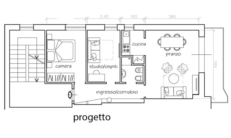 ristrutturare da 2 a 3 locali