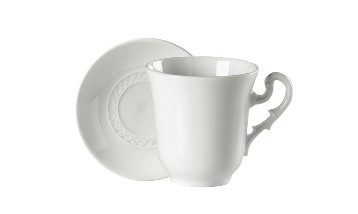 tazza con piattino