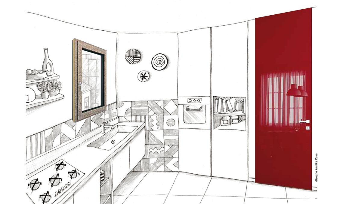 porta in cucina