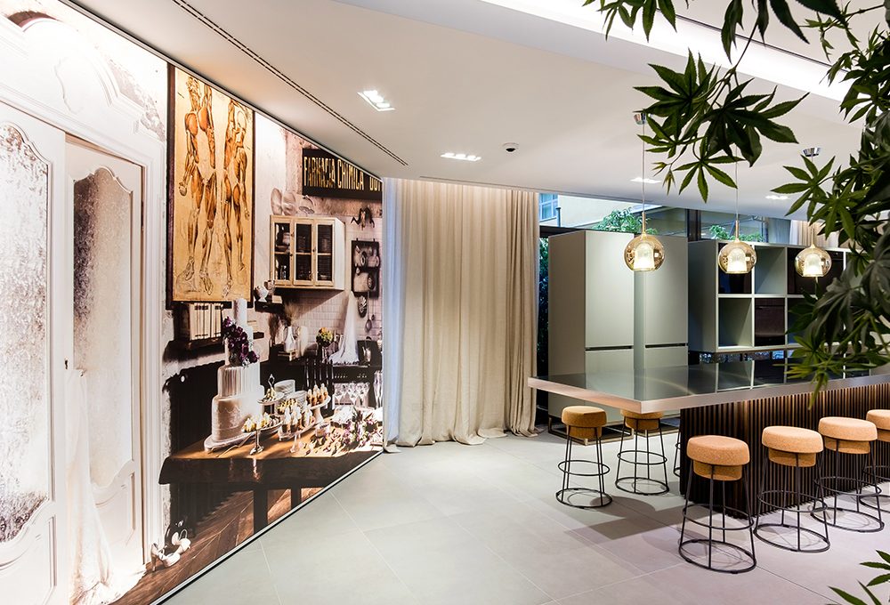 Il concept del nuovo showroom Franke