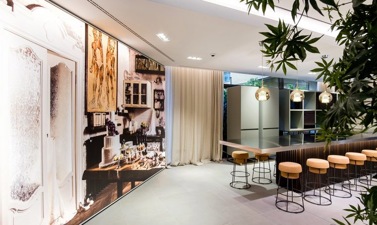 Il concept del nuovo showroom Franke