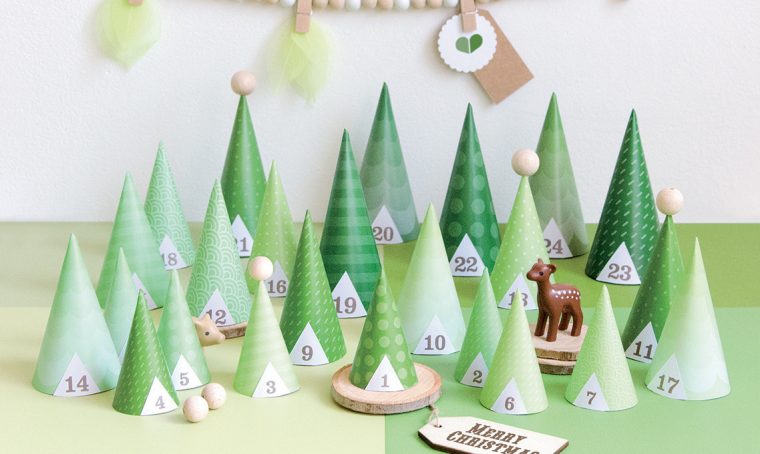 Calendario dell’avvento fai-da-te: il bosco incantato