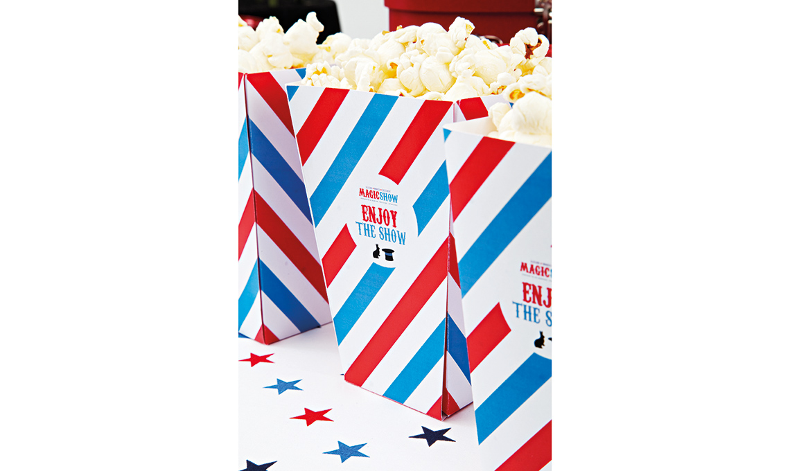 pop corn per feste di compleanno
