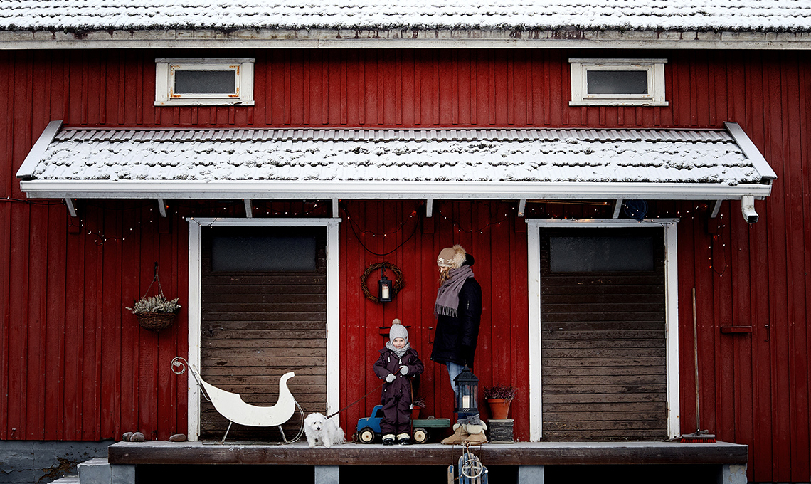 casa rossa Finlandia