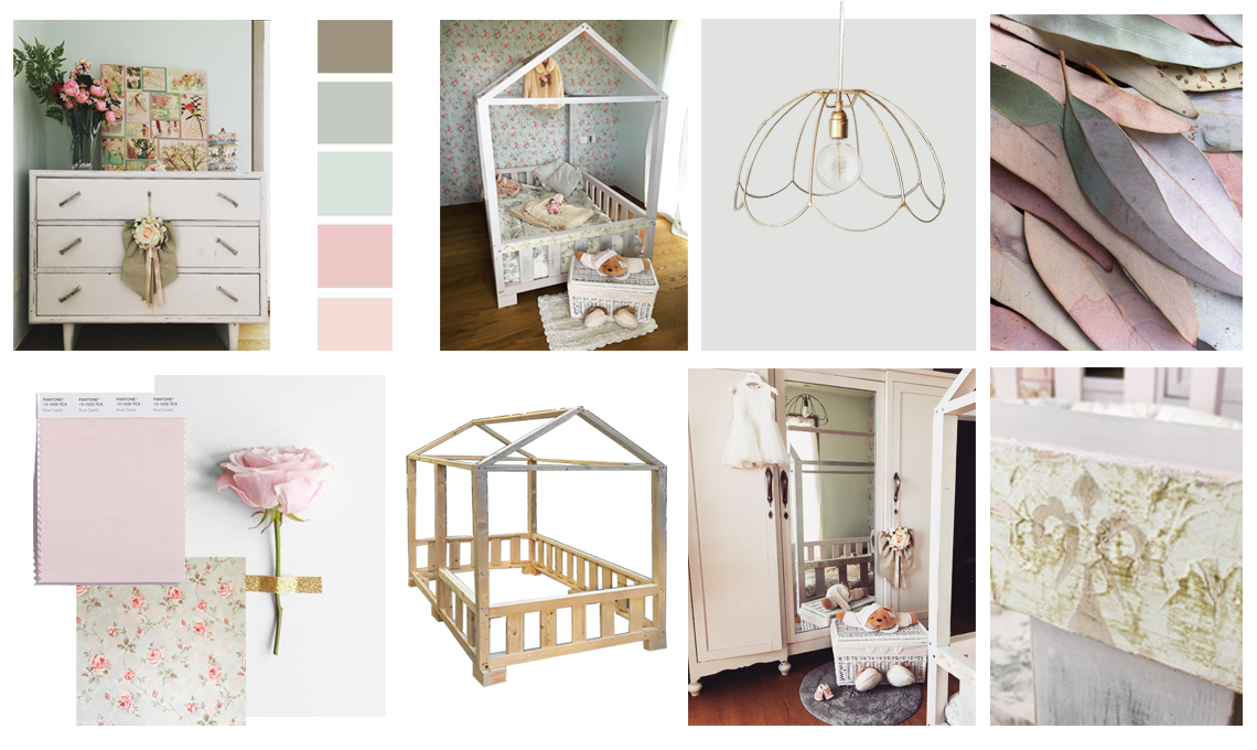 cameretta shabby chic