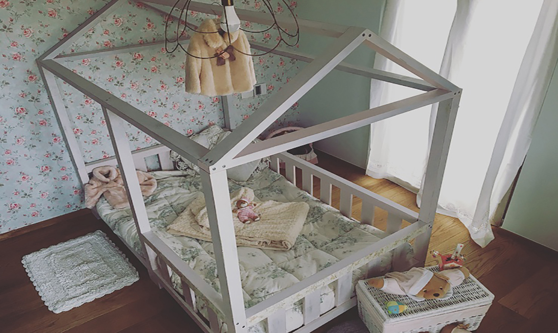 cameretta shabby chic