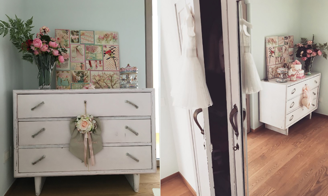 cameretta shabby chic