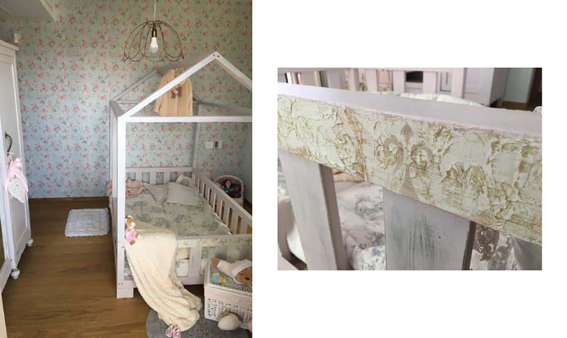 cameretta shabby chic