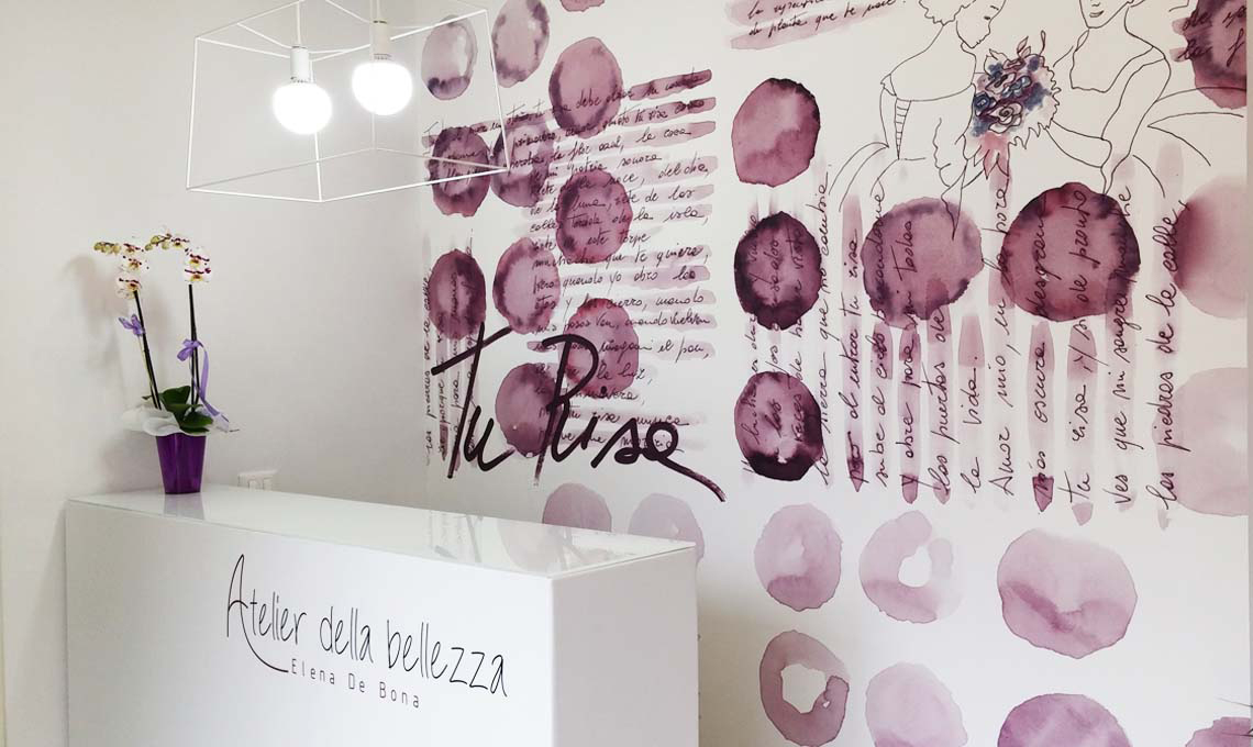 nuovo look con tappezzeria e cartongesso