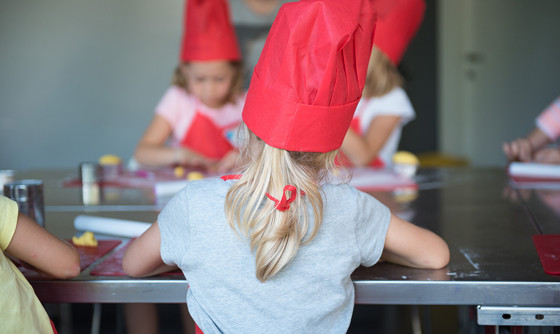 corsi di cucina per bambini