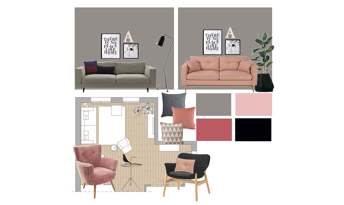 nuovo look per il living spento
