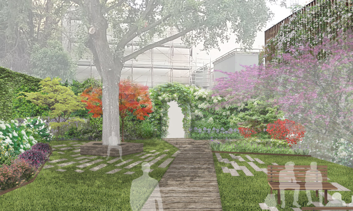 giardino largo Franco Parenti a Milano