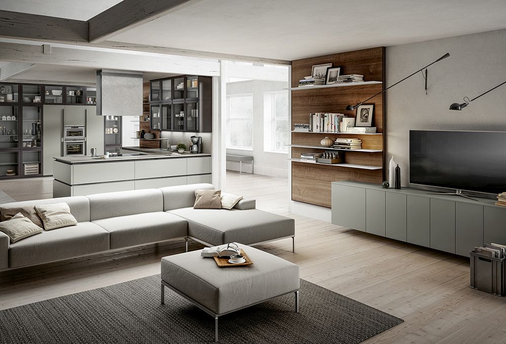 Cucina a vista? Scegli mobili uguali anche per il soggiorno