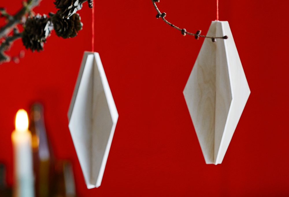 Decorazioni di Natale fai-da-te in legno