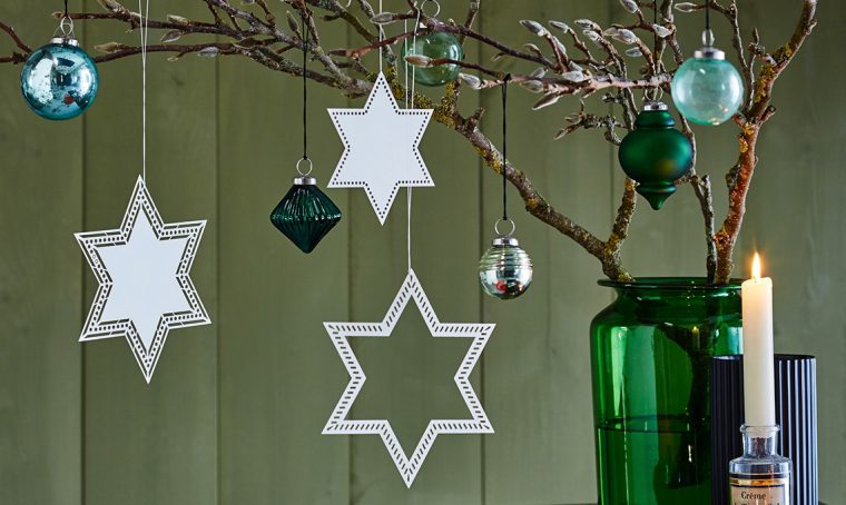 Stelle di carta per decorazioni di Natale fai-da-te