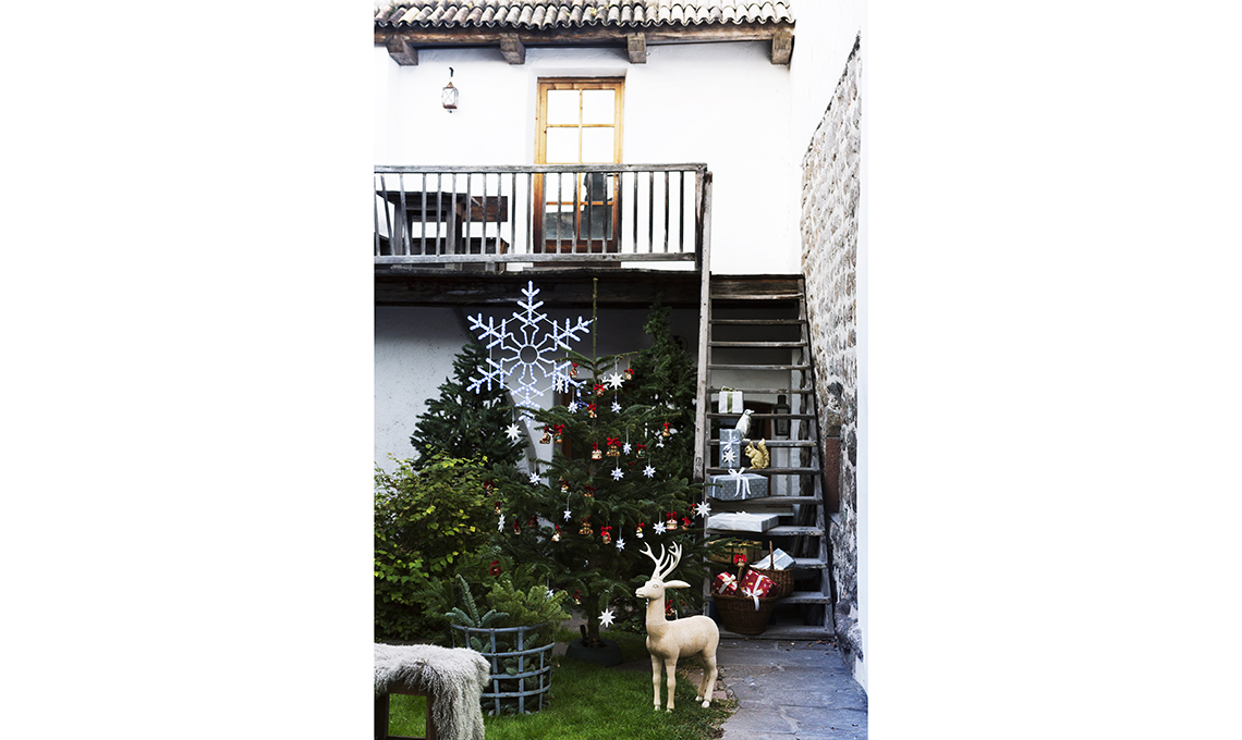 decorazioni natalizie giardino