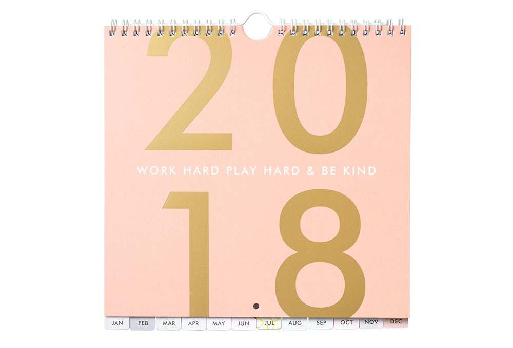 14 calendari per un 2018 super organizzato