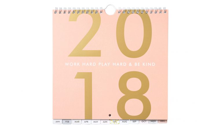 14 calendari per un 2018 super organizzato