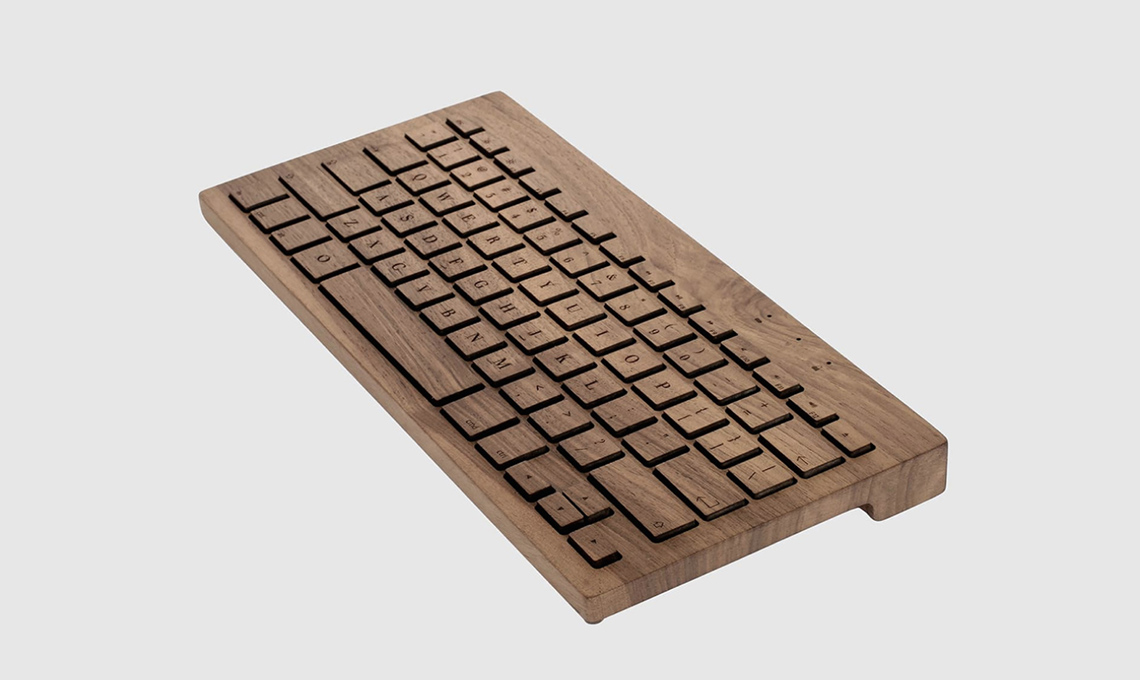 tastiera in legno