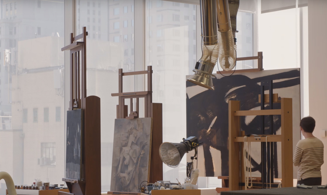 Un fermo immagine da uno dei documentari del MoMA di New York.