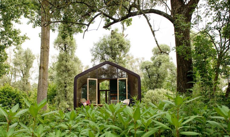 Una casa prefabbricata bella ed eco-compatibile
