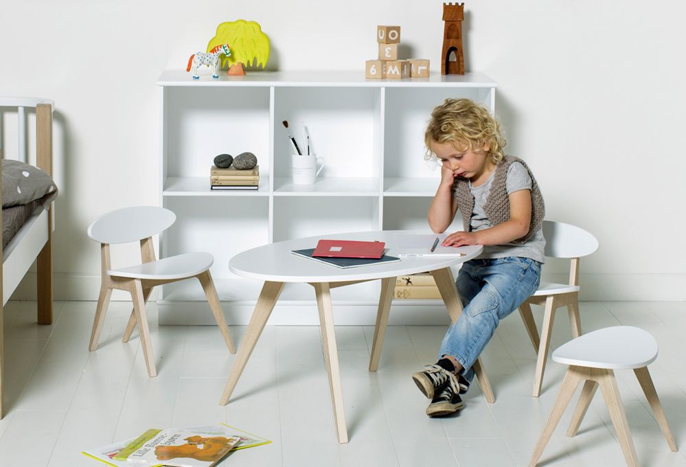 Tavoli e sedie per l’angolo creativo in cameretta
