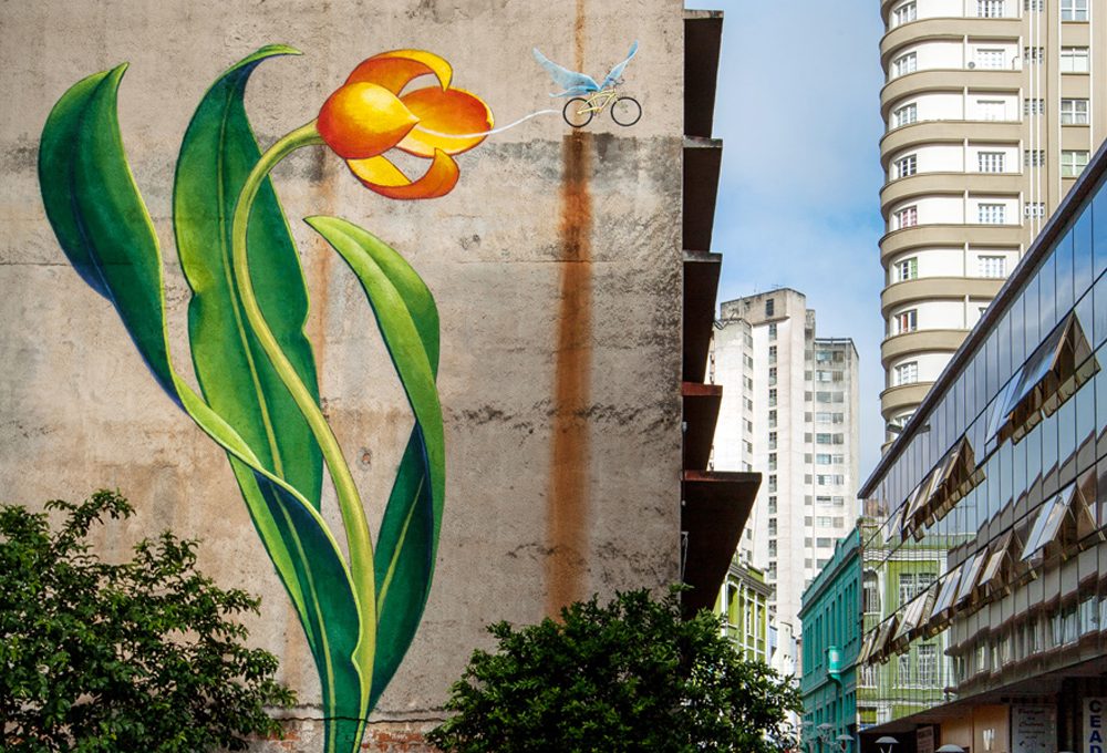 Mona Caron l’artista dei murales vegetali