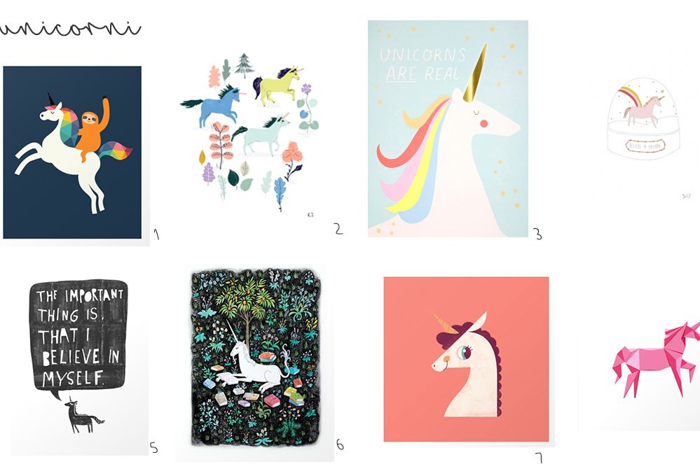 57 idee per decorare le pareti della cameretta con stampe e poster