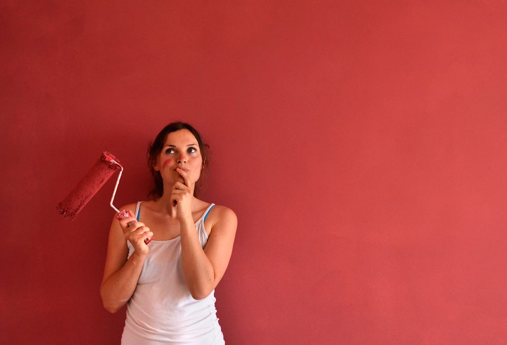 Pareti rosse in casa, in quale stanza?