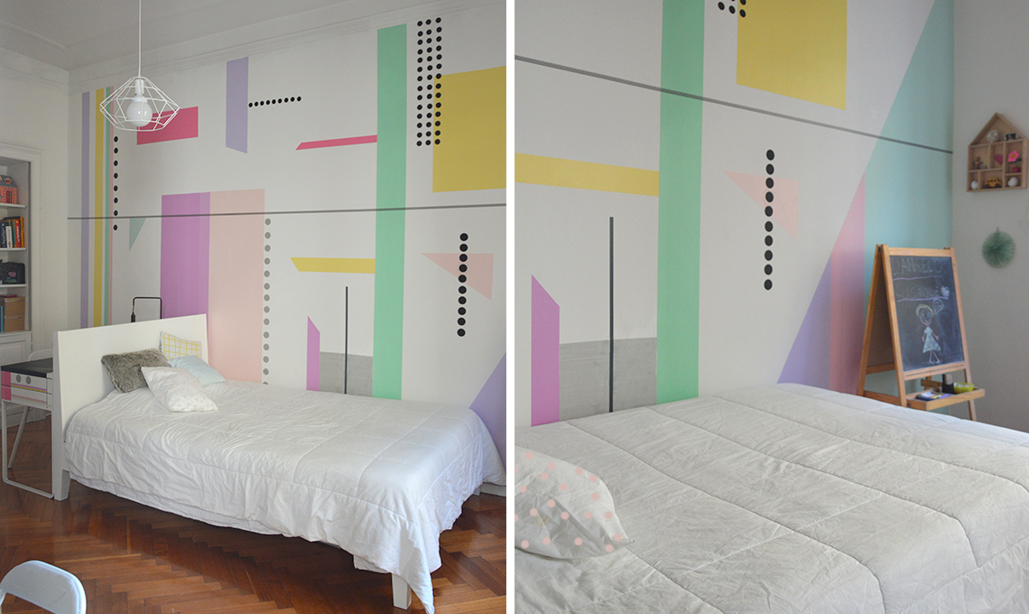CASAfacile Simona Ortolan cameretta washi tape letto