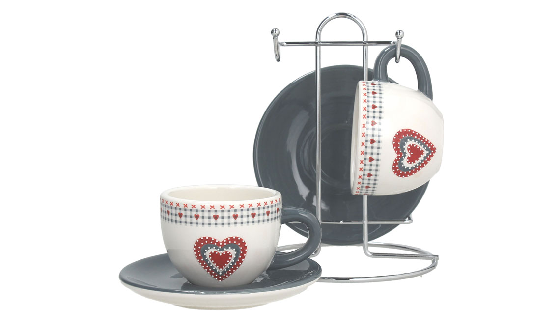 tazze con cuore