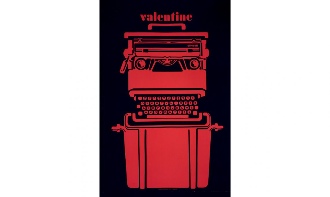 Valentine ,design Ettore Sottsass (1969)