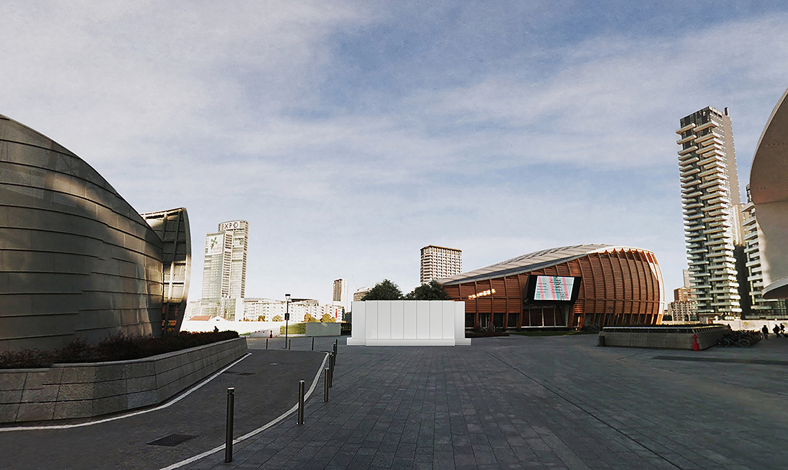 progetto piazza Gae Aulenti