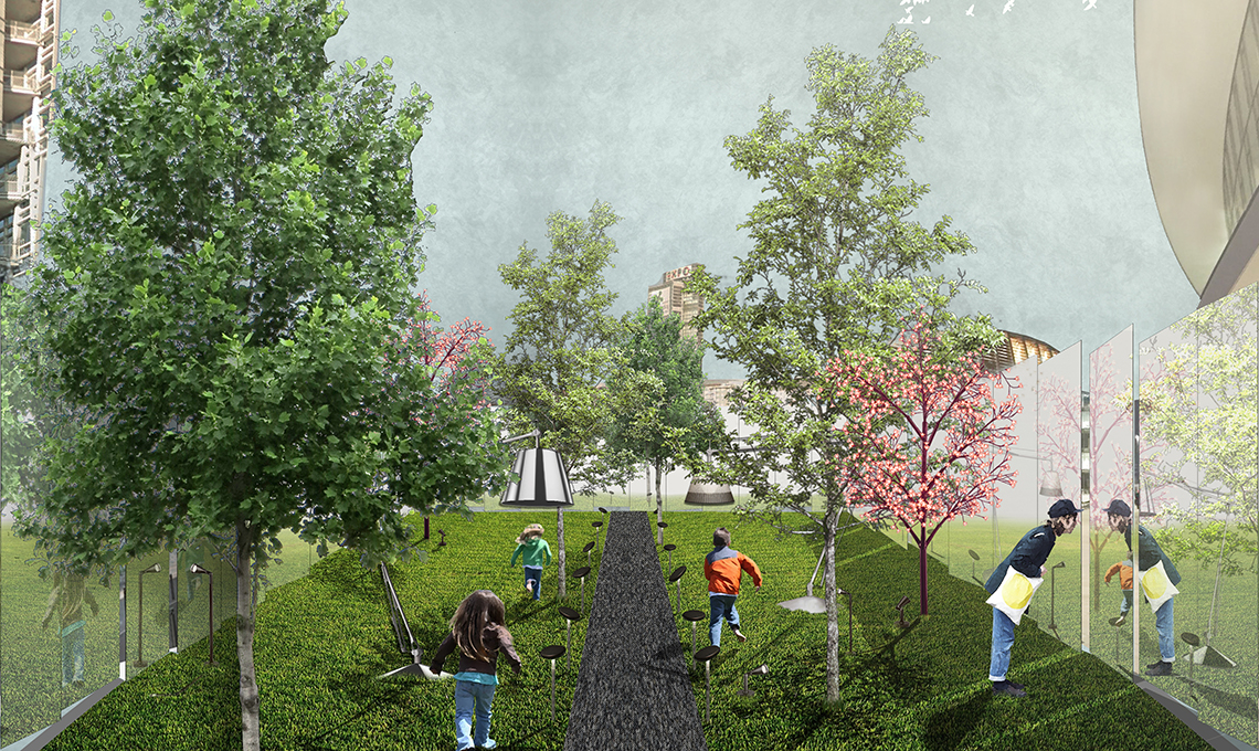 progetto piazza Gae Aulenti