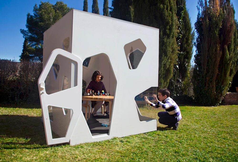 6 casette da giardino di design per bambini
