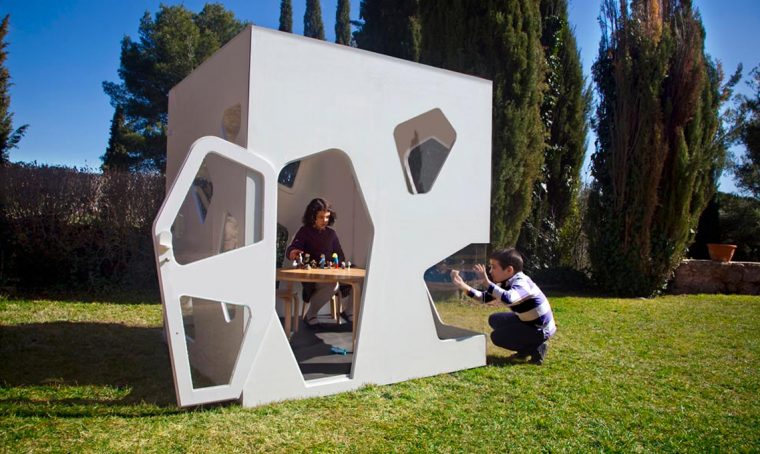 6 casette da giardino di design per bambini