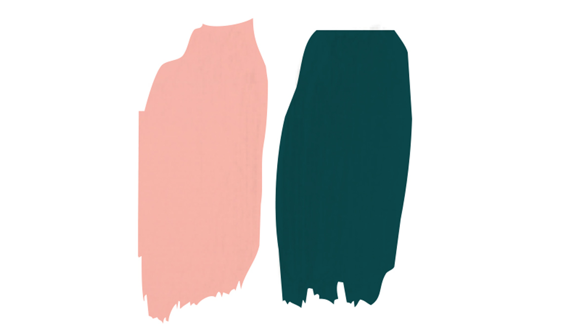 abbinare rosa e verde