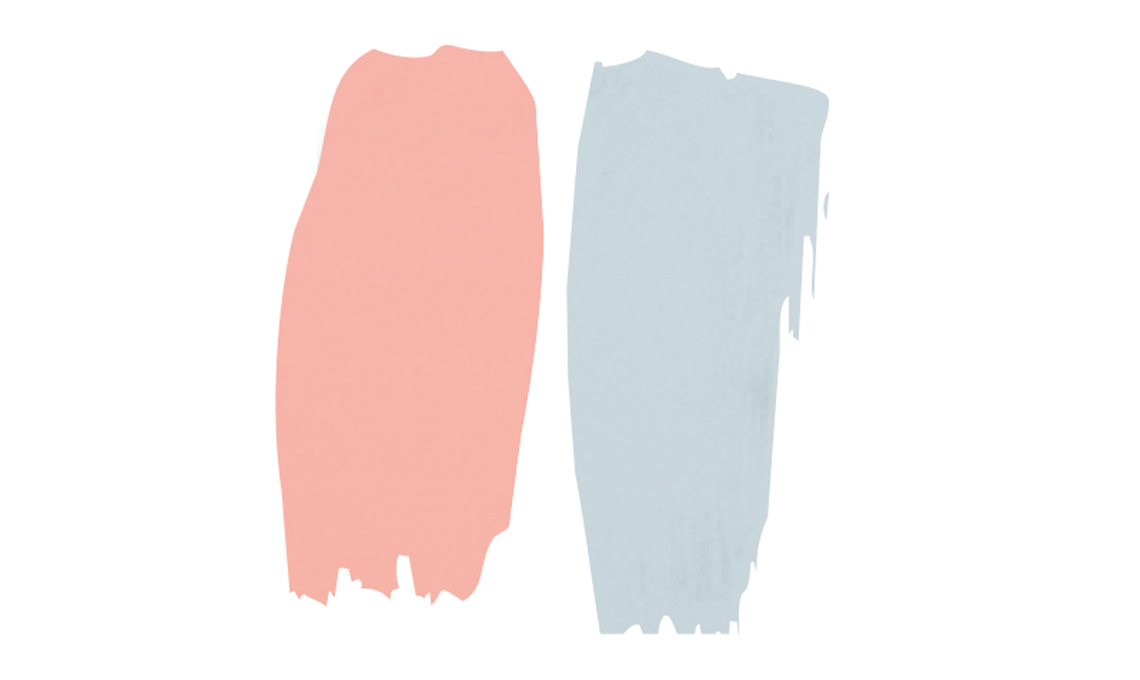 abbinare rosa e azzurro