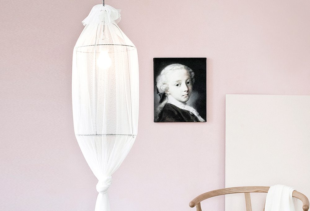 Lampada di tulle fai-da-te