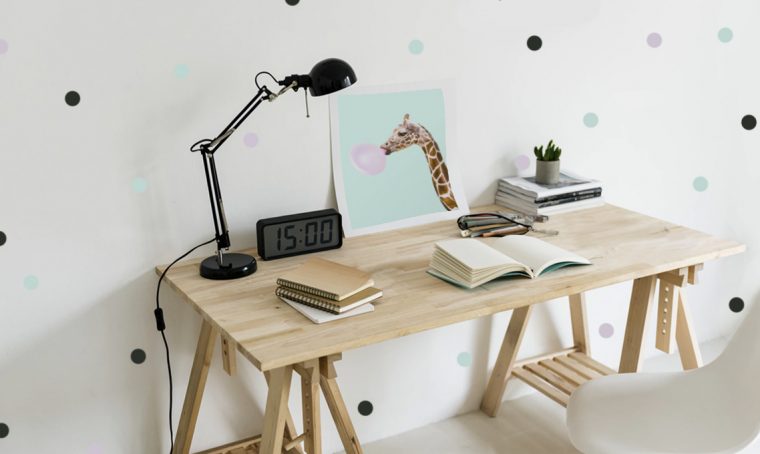Cancelleria di design per l’angolo studio dei ragazzi