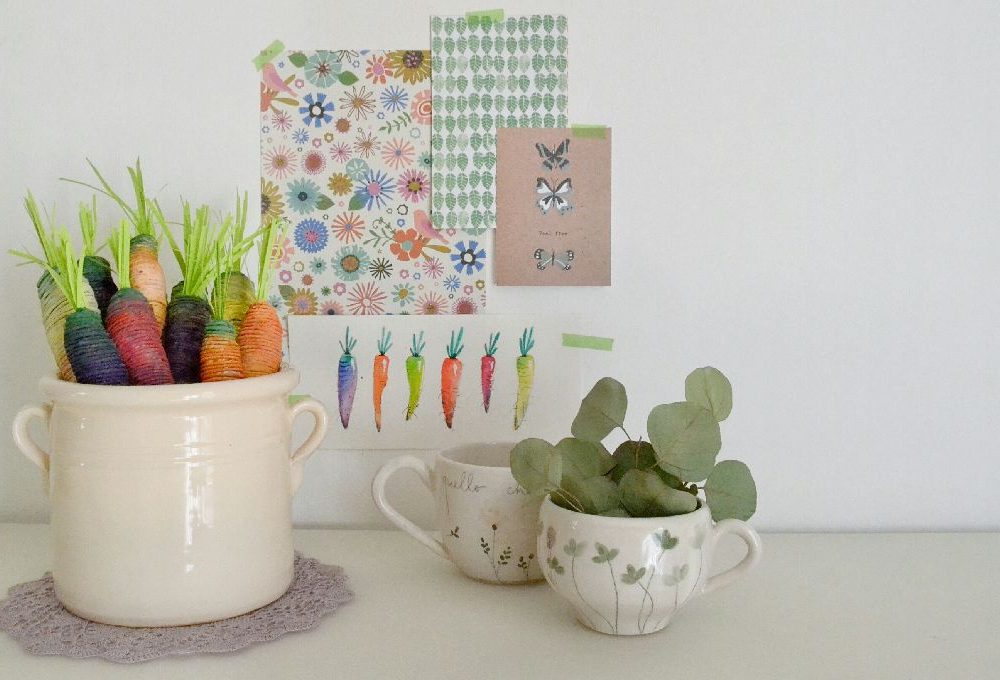Spring décor fai da te con le carote di Polignano a mare