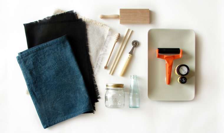 Tovagliette decorate con gli attrezzi da cucina