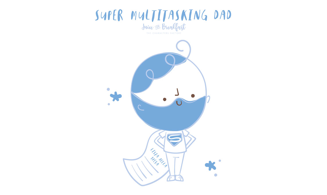 CasaFacile GAmoruso papà multitasking